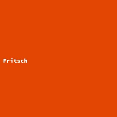 Hersteller: Fritsch