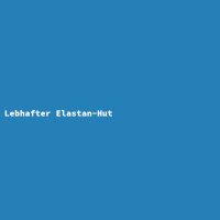 Lebhafter Elastan-Hut