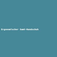 Ergonomischer Samt-Handschuh