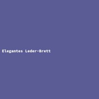 Elegantes Leder-Brett