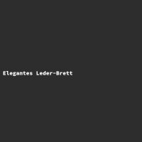 Elegantes Leder-Brett