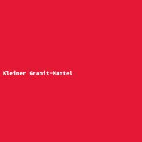 Kleiner Granit-Mantel