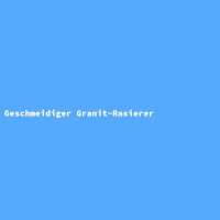 Geschmeidiger Granit-Rasierer