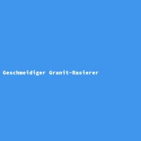 Geschmeidiger Granit-Rasierer