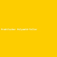 Praktischer Polyamid-Teller