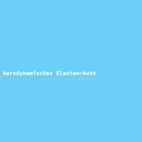 Aerodynamisches Elastan-Auto