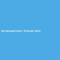Aerodynamisches Elastan-Auto
